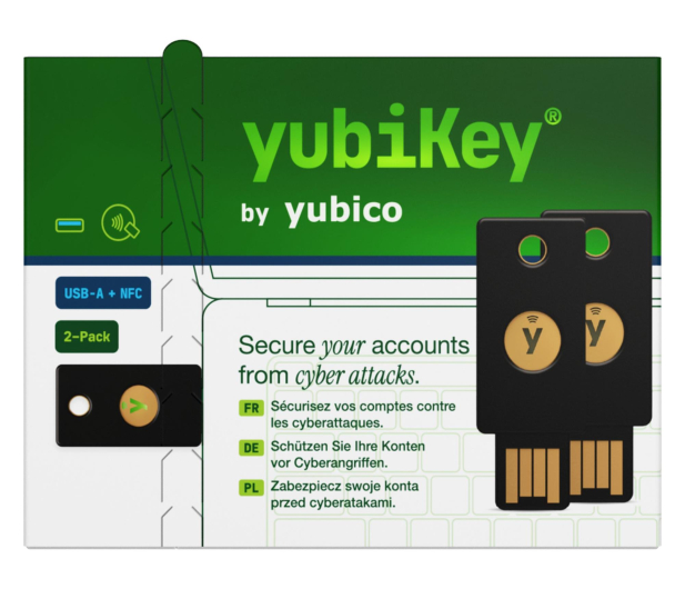 Yubico Yubikey 5 NFC - Retail 2 Pack - 1568975 - zdjęcie